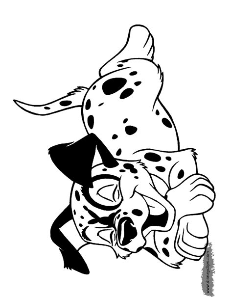 101 dalmatians disney studios was released in 1961. 101 Dalmatians Coloring Pages (6) | Disneyclips.com