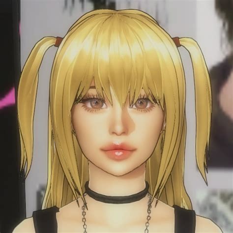 The Sims 4 Cas Misa Amane Death Note Youtube