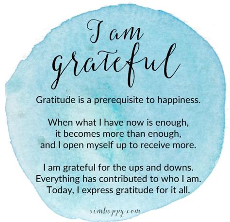 A Daily Affirmation For Peace Within I Am Grateful Affirmations For