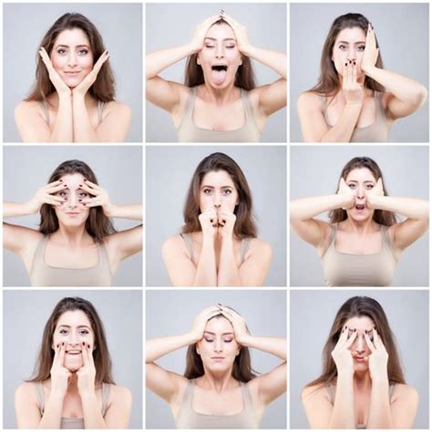 Yoga Facial Massage Facial Facial Muscles Face Yoga Exercises