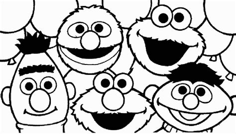Sesame Street To Print For Free Sesame Street Kids Coloring Pages