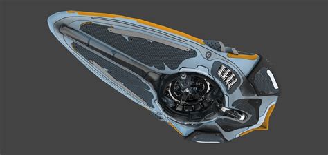 Luminaris Starship Free Vr Ar Low Poly 3d Model Animated Max Obj