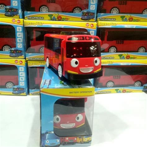 Red Tayo Bus Tayo Bus Toy Lights Shopee Malaysia