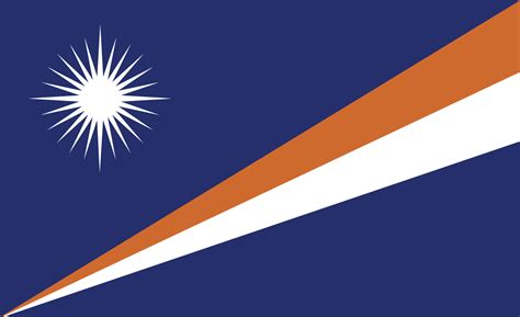 Marshall Inseln Flagge Insel Nationalfahnen Flaggenhandelde