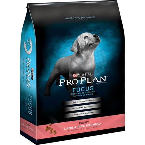 Purina pro plan is specifically designed to enhance performance, excellence, and expertise. Purina Pro Plan FOCUS Lamb & Rice Formula Dry Puppy Food ...