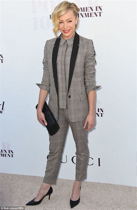 Are ellen degeneres and portia de rossi in a marriage crisis? Portia de Rossi in dapper three piece at Power 100 Women ...