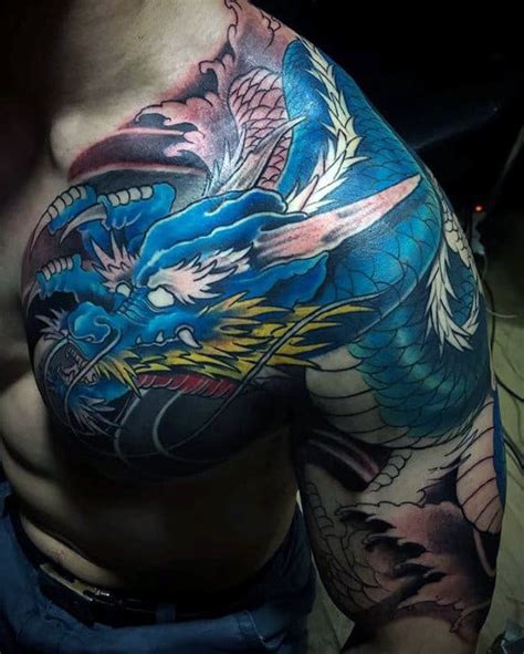 40 Fiery Dragon Shoulder Tattoo Designs For Men 2024 Guide