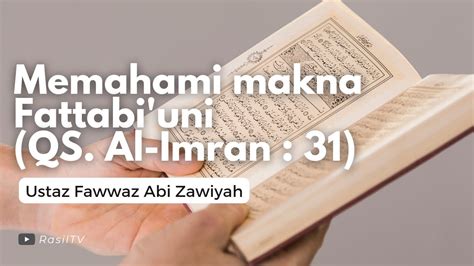 Renungan Di Bawah Naungan Al Qur An Tanya Jawab Ustaz Husein Alattas Da Ustaz Hamzah
