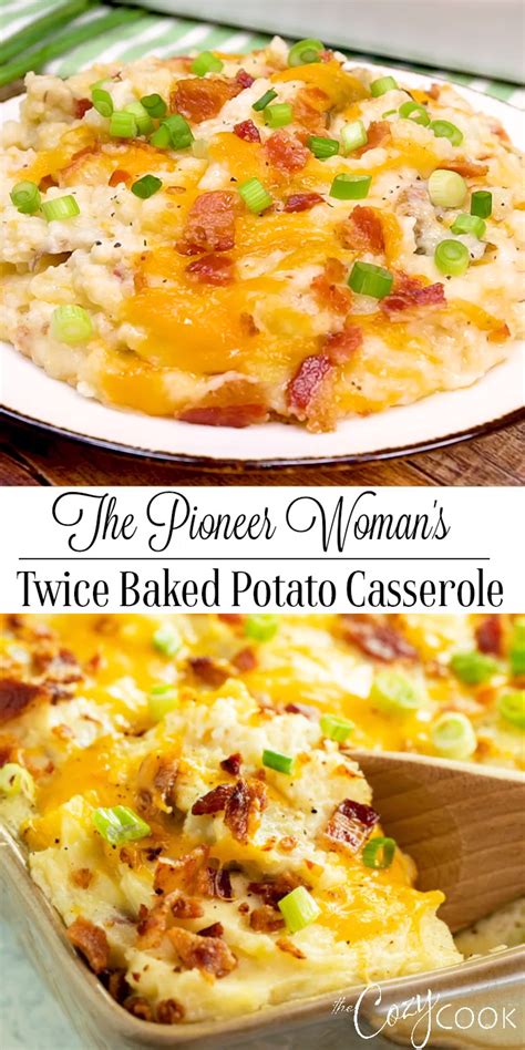 We will never be able to match the genius of the person who invented the twice baked potatoes. The Pioneer Woman's Twice Baked Potato Casserole | Potatoe ...