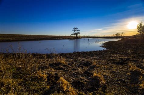Sunset At The Prairie Pond By A1k3mist On Deviantart
