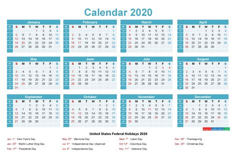 Calendar Week Today 2020 Month Calendar Printable