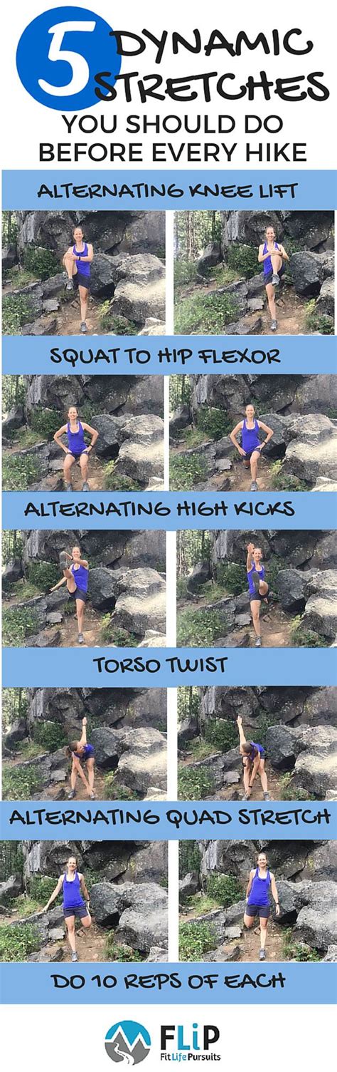 5 Dynamic Stretches For Hiking Hiking Training Hiking Hiking Workout