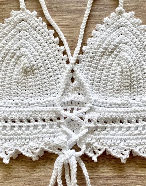 Crochet Bralette Pattern Iris Bralette Made To Measure Etsy