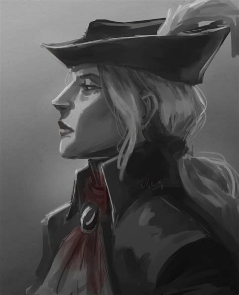 Had the urge to draw bloodborne bloodbo Q working on comms のイラスト
