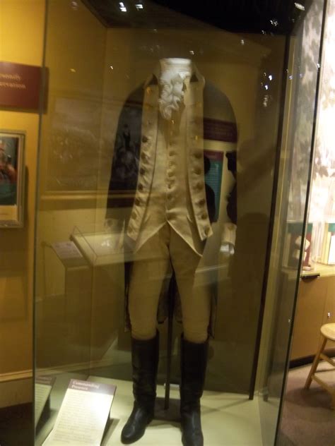 George Washingtons Uniform Displayed In The Smithsonian Museum Of