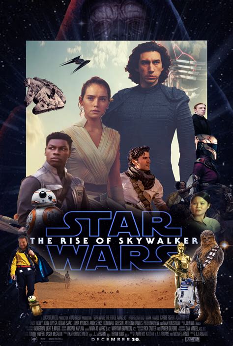 Star Wars The Rise Of Skywalker Poster By Thekingblader995 On Deviantart