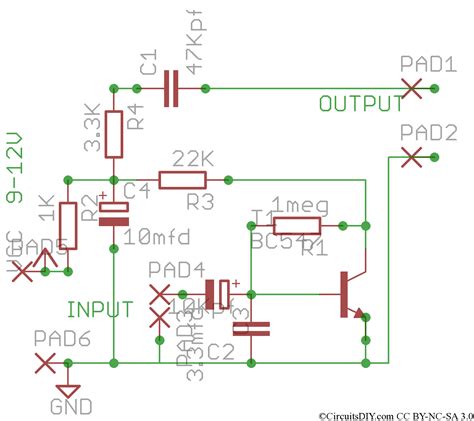 How to make this wireless microphone circuit. Simple Preamplifier for microphones, tape heads, etc - Circuits DIY