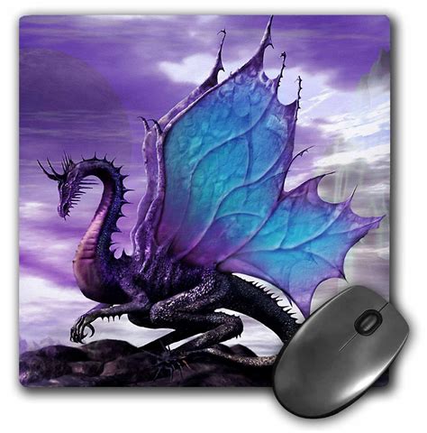 3drose Fairytale Dragon Mouse Pad 8 By 8 Inches