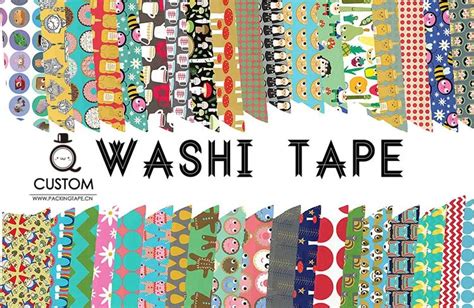 Custom Make Washi Tapejapanese Washi Tapecustom Printed Tape Buy