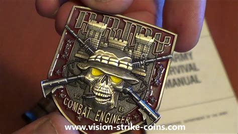 Us Army 12b Combat Engineer Coin Youtube