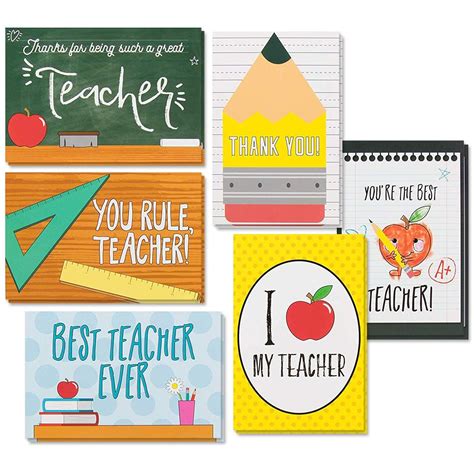 48 Pack Teacher Appreciation Cards Thank You Notes For Kindergarten