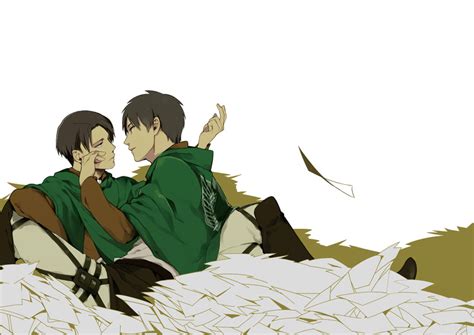 Eren Yeager And Levi Shingeki No Kyojin Drawn By Kirishimabodatto