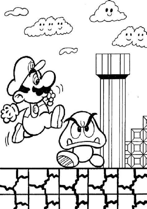 Ausmalbilder mario zum ausdrucken