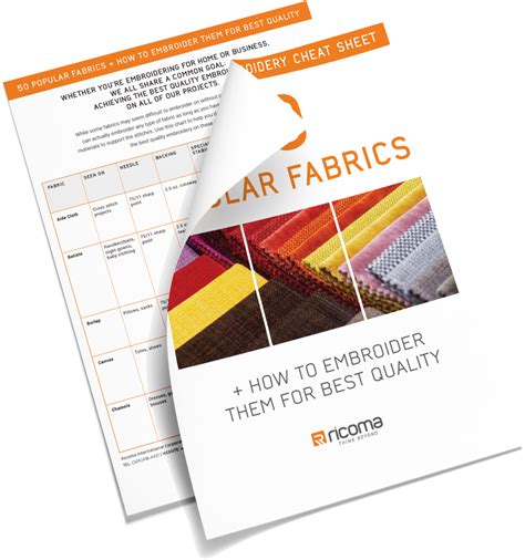 The Ultimate Embroidery Cheat Sheet