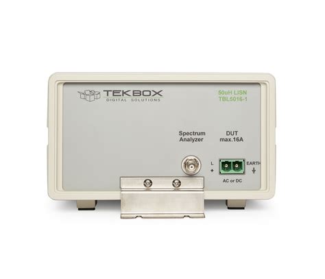 Model 6104 (500 hz to 30 mhz), model 6105 (100 khz to 300 mhz), and model 6106 (1. TekBox TBL5016-1 50µH 16A LISN - Salicon Nano Technology ...