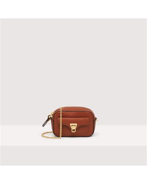 Coccinelle Beat Soft Micro Small Leather Goods In Brown Lyst