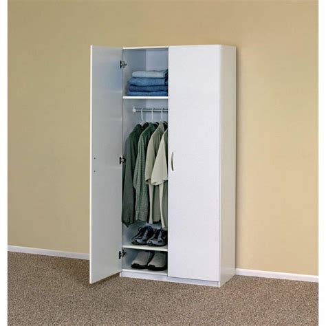 Save on furniture & more. White Wardrobe Cabinet Clothing Closet Storage Modern ...