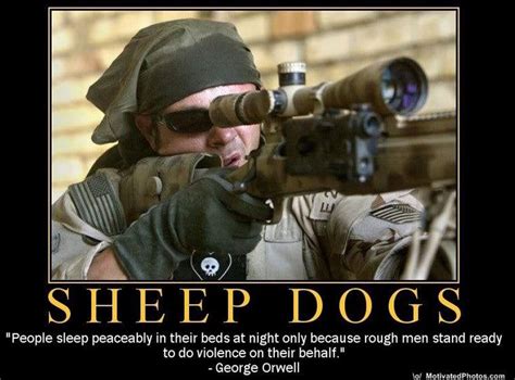 Sheepdog Military Quotes Motivational Posters Sheepdog