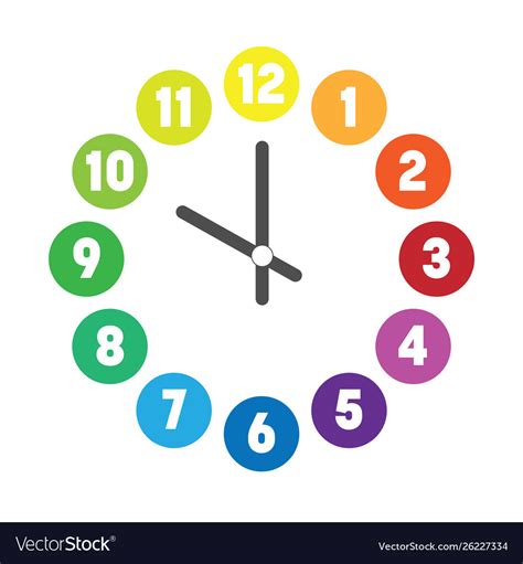Clock Numbers Papirio