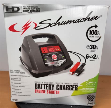 Schumacher Sc1281 612v Fully Automatic Battery Charger New Open Box