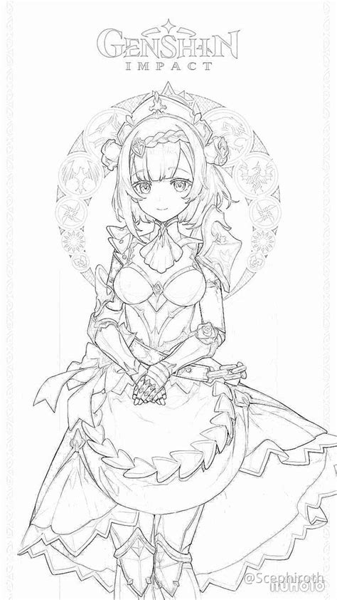 colouring character - Genshin Impact - Official Community