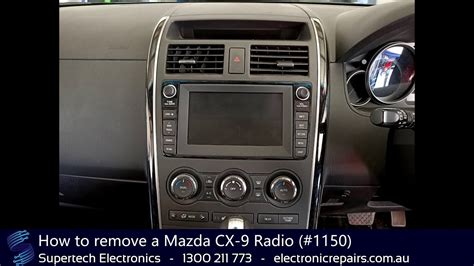 How to remove a Mazda CX-9 Radio (#1150) 