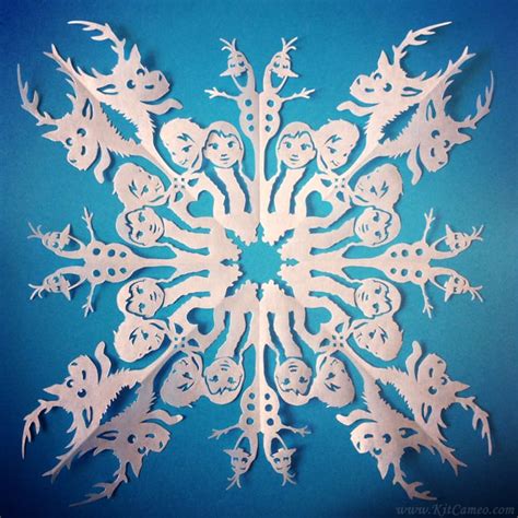 Frozen Superhero Paper Snowflakes The Mary Sue