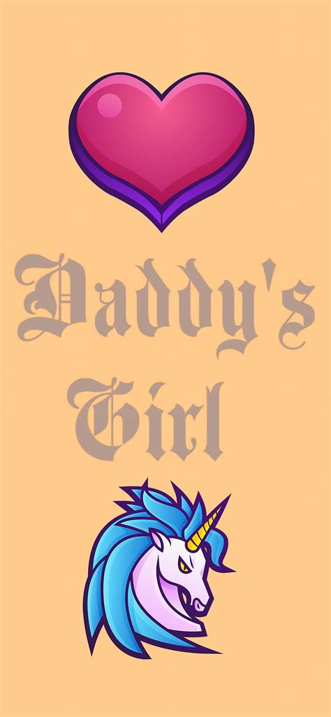 daddys girl daddy ddlg his little space princess unicorn hd phone wallpaper peakpx