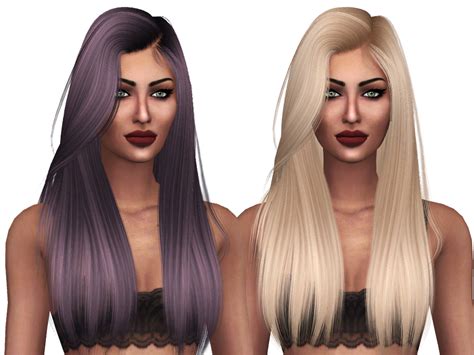 Sims 4 Hairs Kenzar Sims Antos Eve Hair Retextured