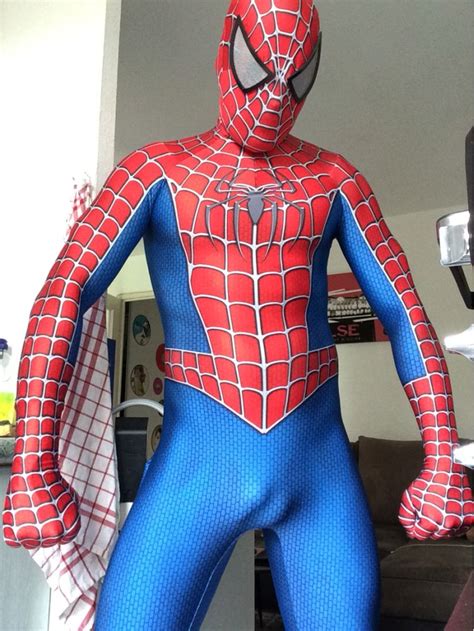 With Spidey Lenses Raimi Spiderman Costume D Printing Raimi Spider