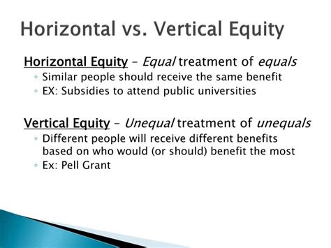 Ppt Goals Of Public Policy Equity And Efficiency Powerpoint