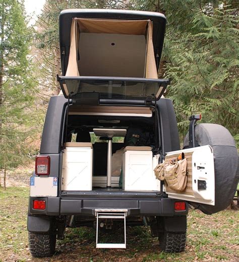 The Epic Jeep Wrangler Camper Conversion With A Pop Top ...