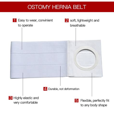 Men Or Women Medical Ostomy Belt Ostomy Hernia Support Belt Abdominal