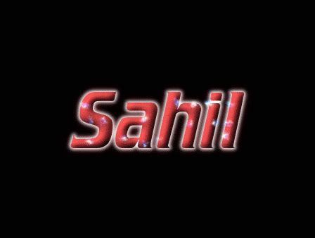 You will have a new name style, with custom. Sahil Logo | Free Name Design Tool from Flaming Text