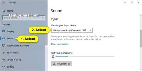 Change Default Sound Input Device In Windows 10 Tutorials