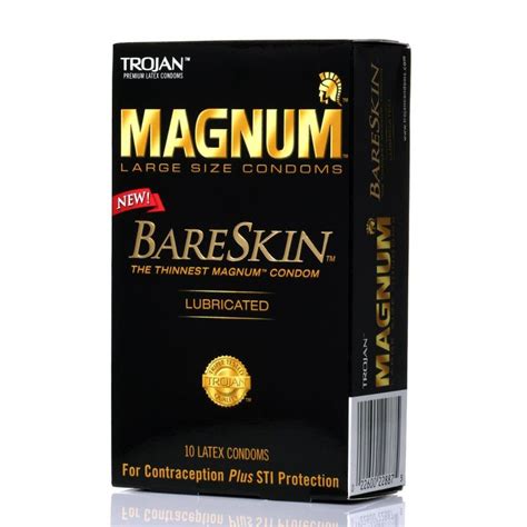 Trojan Condom Magnum, Magnum Xl ou Magnum Thin, big size x10