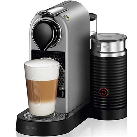 Ik zit te overwegen om alternatieve nespresso cups te gaan gebruiken. Krups Nespresso CitiZ & Milk XN761B Zilver | 3016661155352