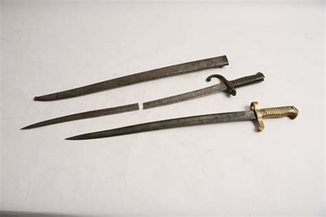 Two Civil War Era Sword Type Bayonets Lot 260