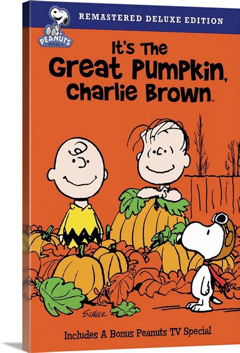 Its The Great Pumpkin Charlie Brown 1966 Wall Art Canvas Prints