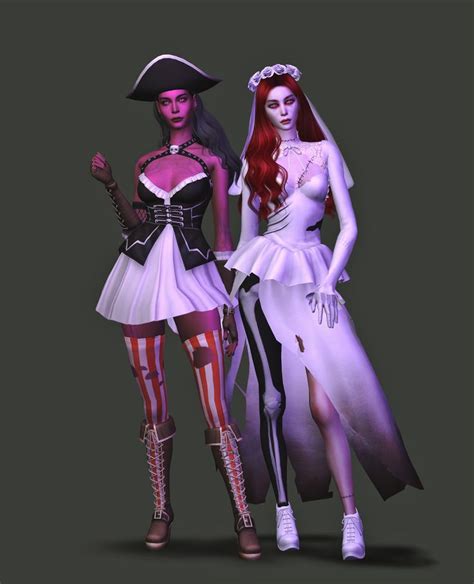 Halloween Set Sims 4 Mods Clothes Sims 4 Clothing Sims 4 Teen
